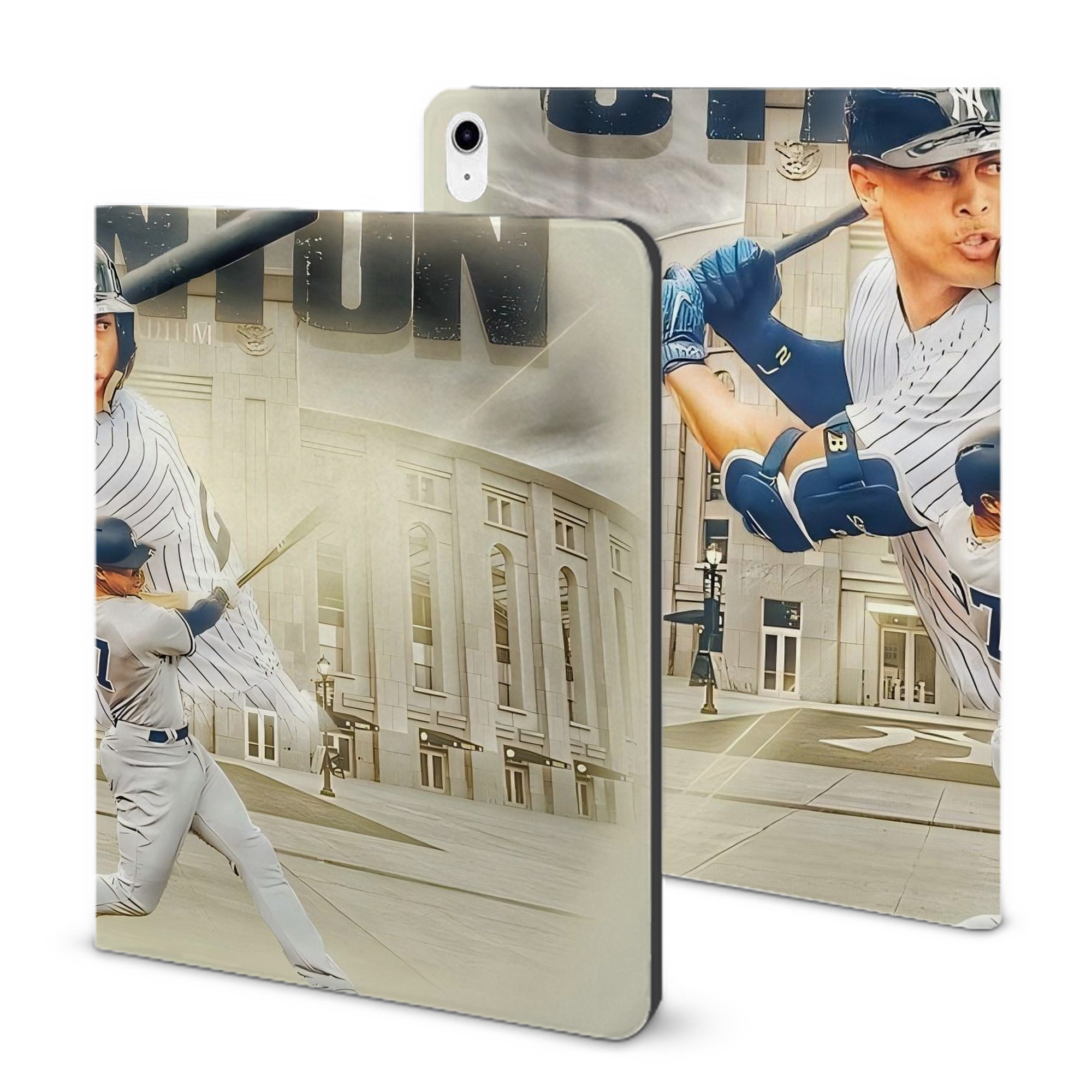 Giancarlo Stanton 45 IPad Case Without Pencil Slot – Book-Style Cover With PU Leather & TPU – Slim, Durable, Scratch-Resistant, Full Protection & Easy Access